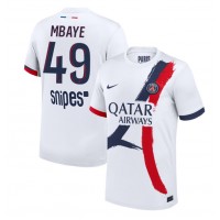 Dres Paris Saint-Germain Ibrahim Mbaye #49 Gostujuci 2025-26 Kratak Rukav